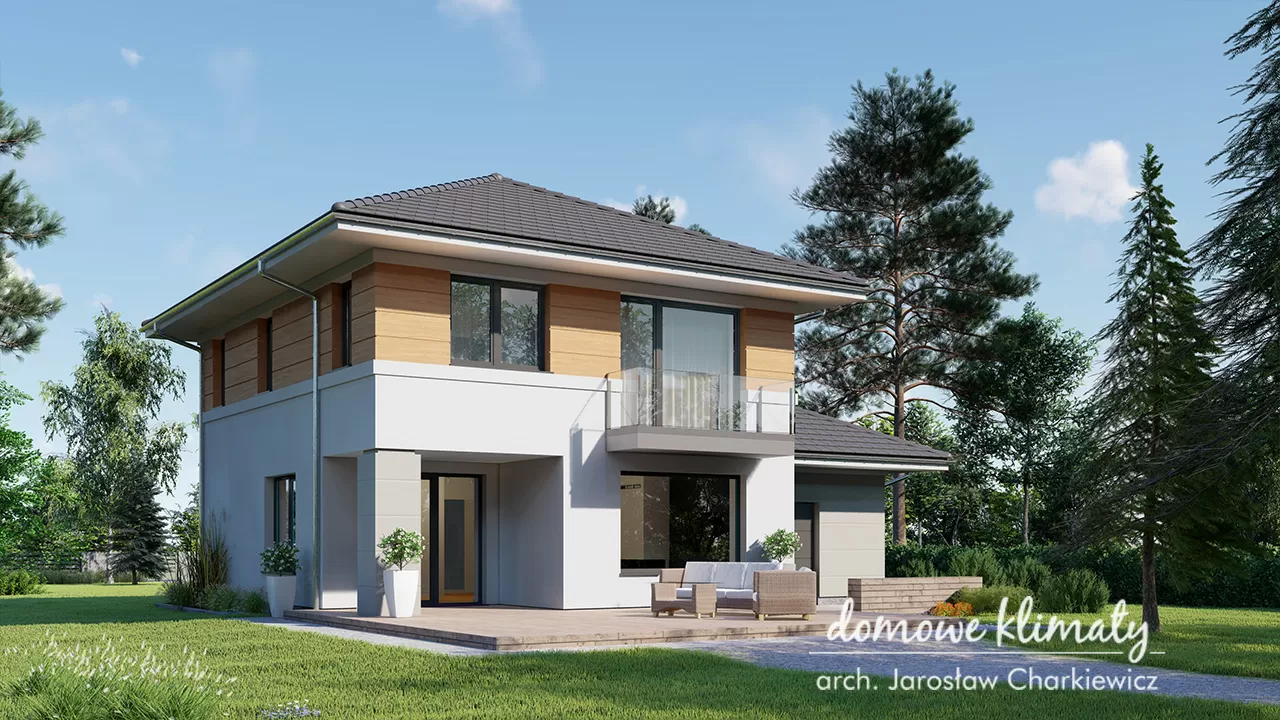 Projekt domu Kasjopea II dach 25